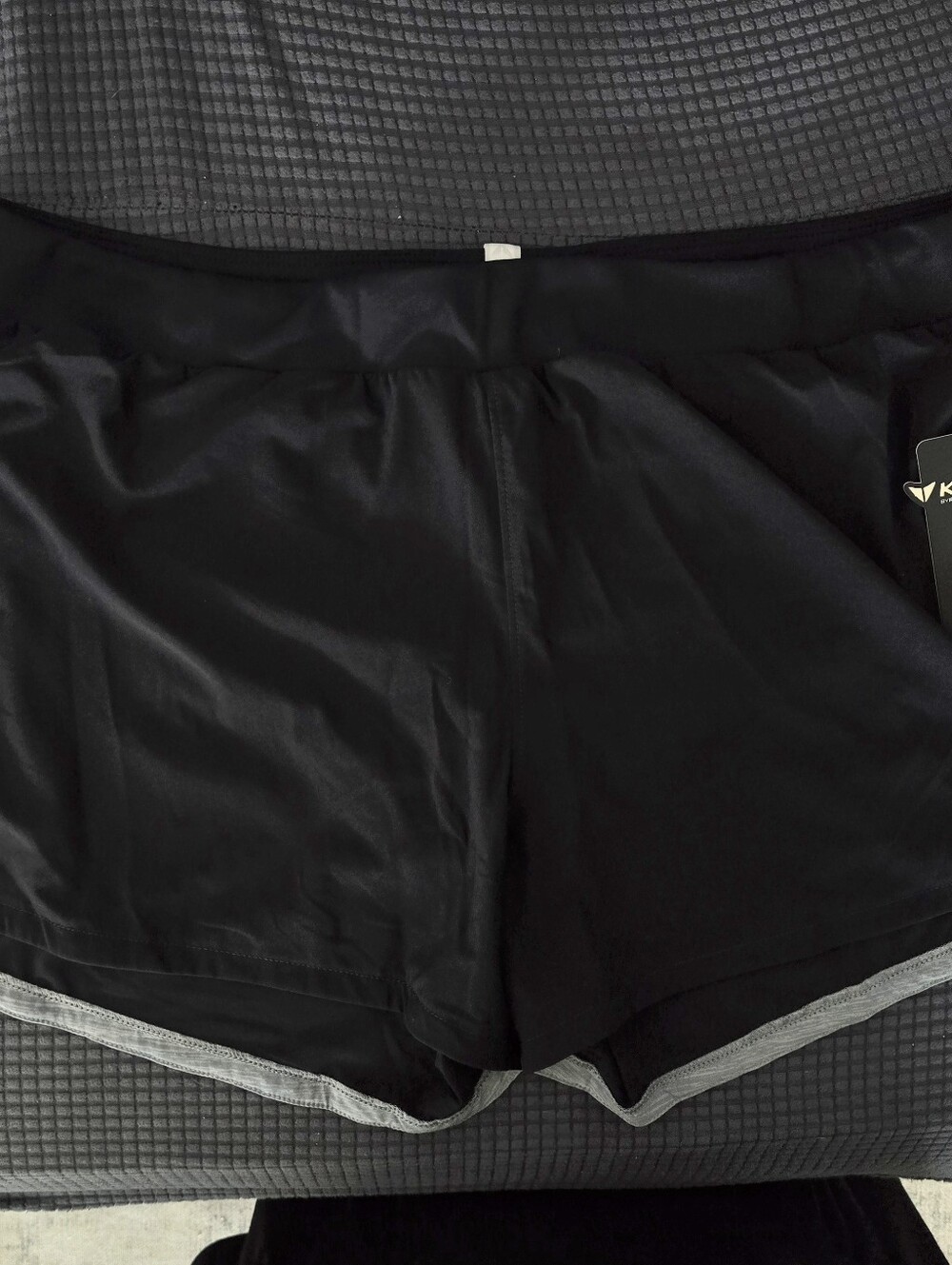Korsa Women's Black 3" Athletic Shorts